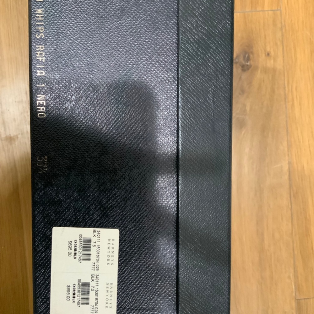 Authentic PRADA Black Raffia Wedges - Picture 6 of 10
